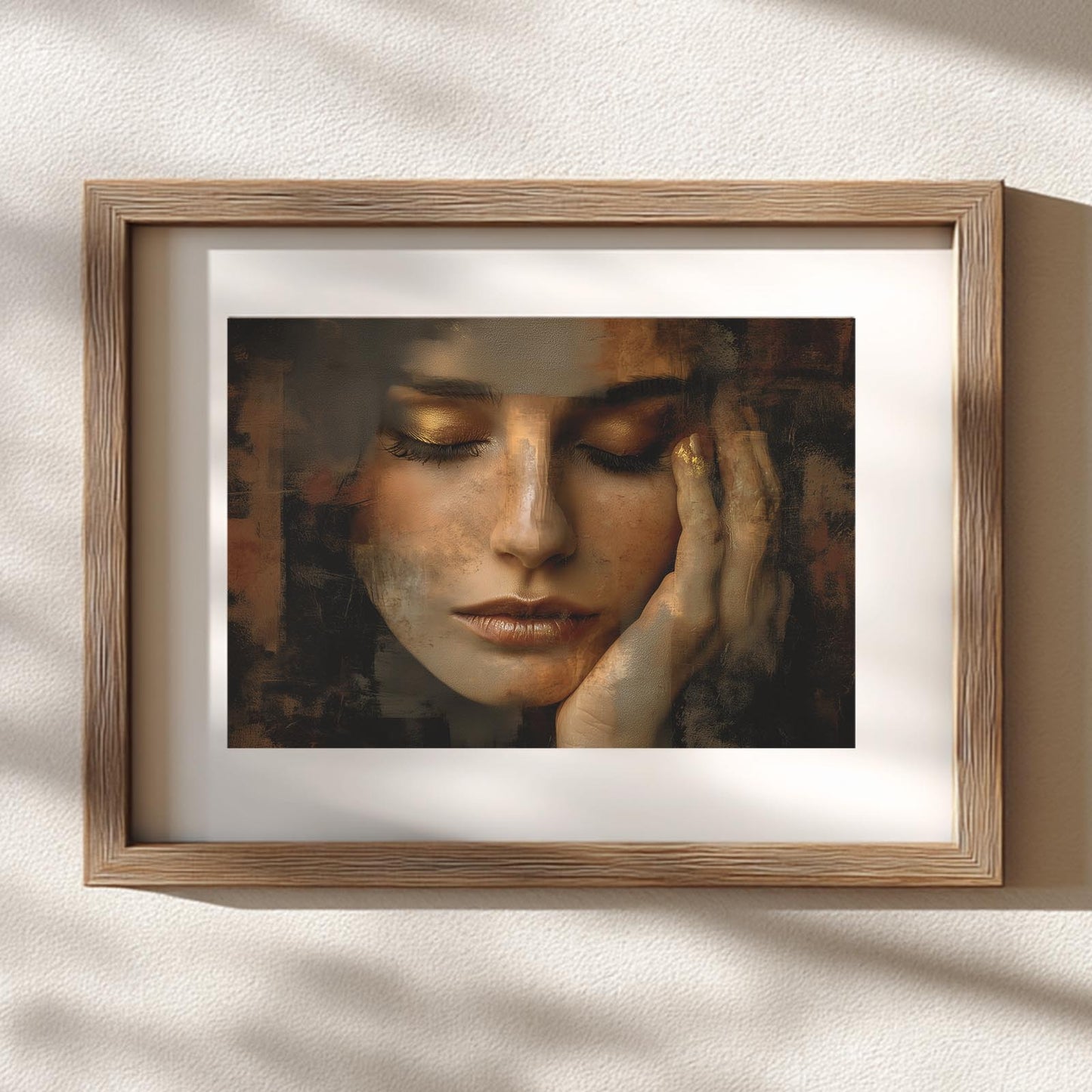 Abstract Beautiful Woman Portrait