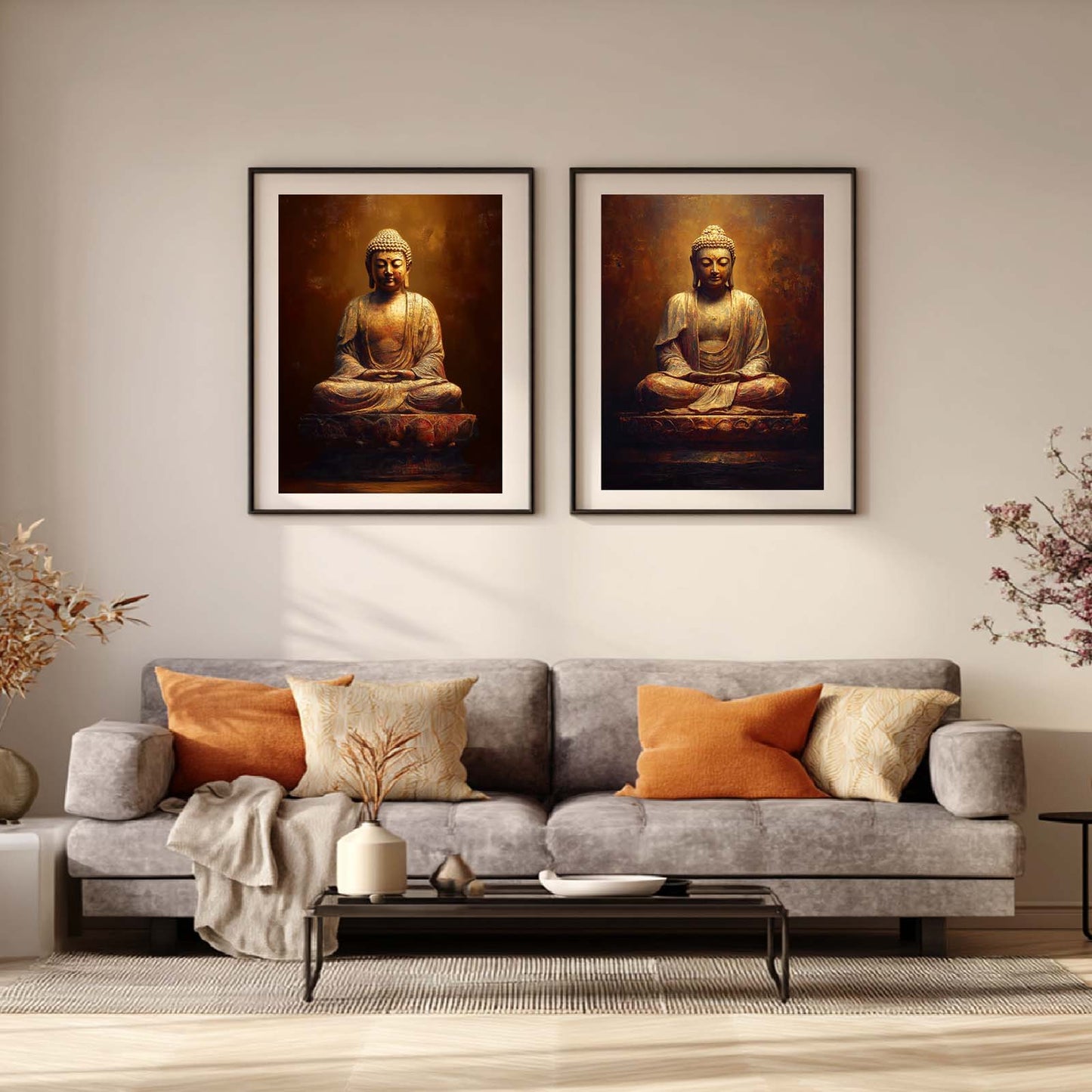 Abstract Vintage Buddha