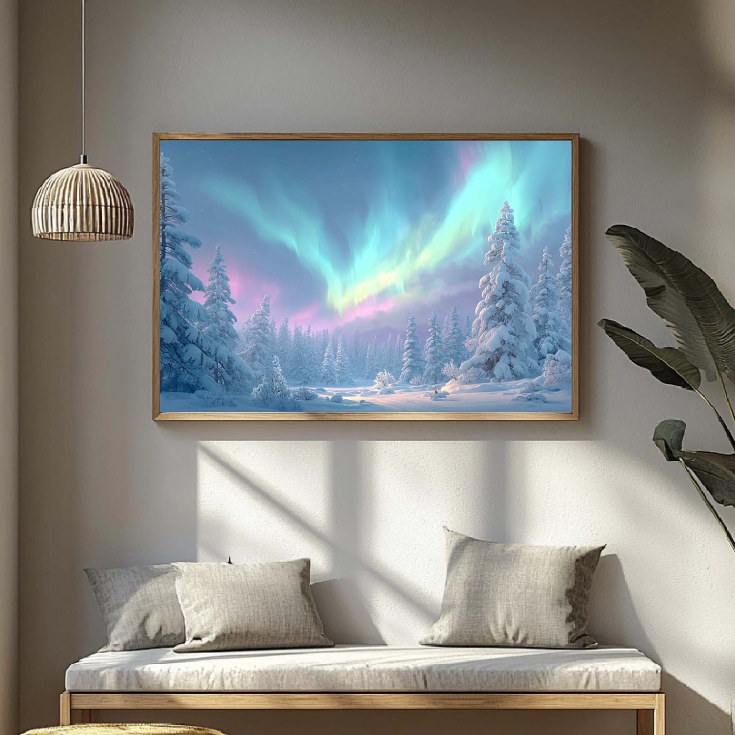 Abstract Landscape Aurora