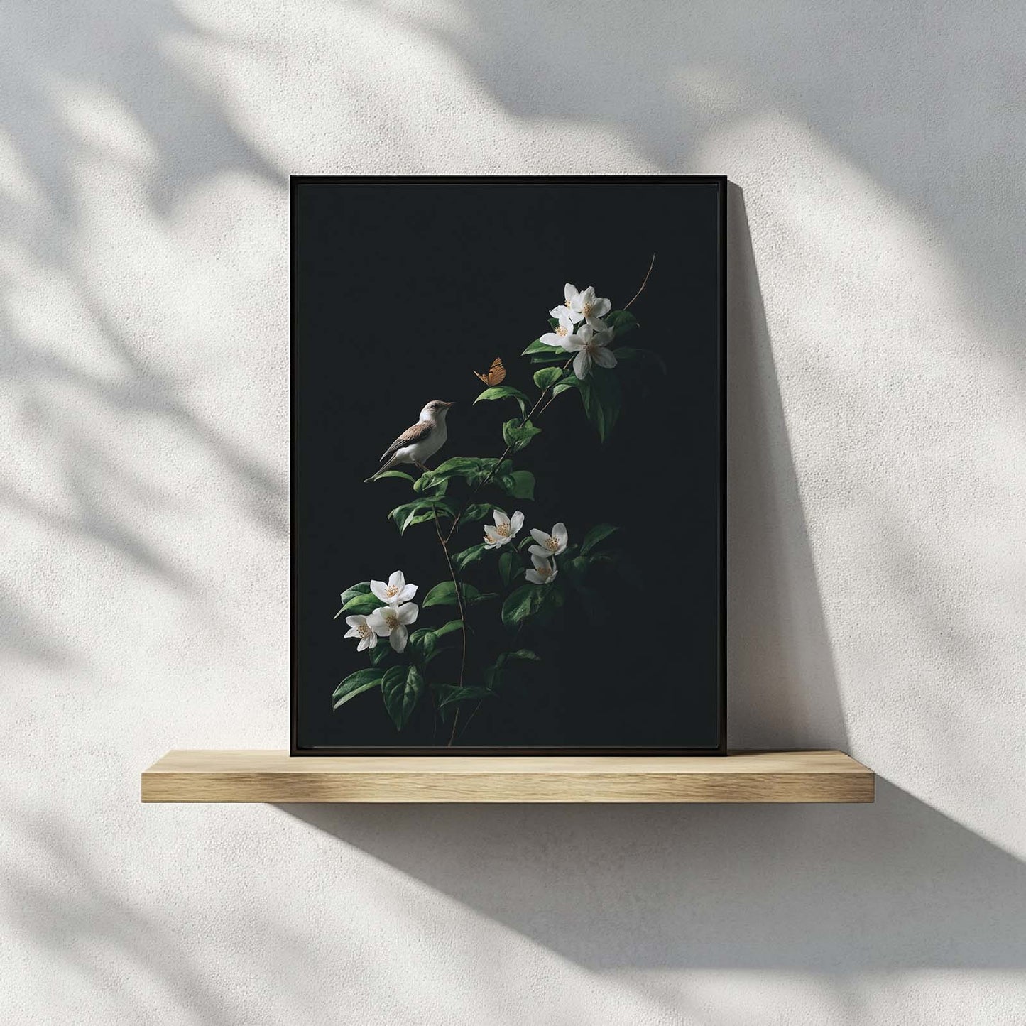 Abstract Jasmine Birds butterfly-B