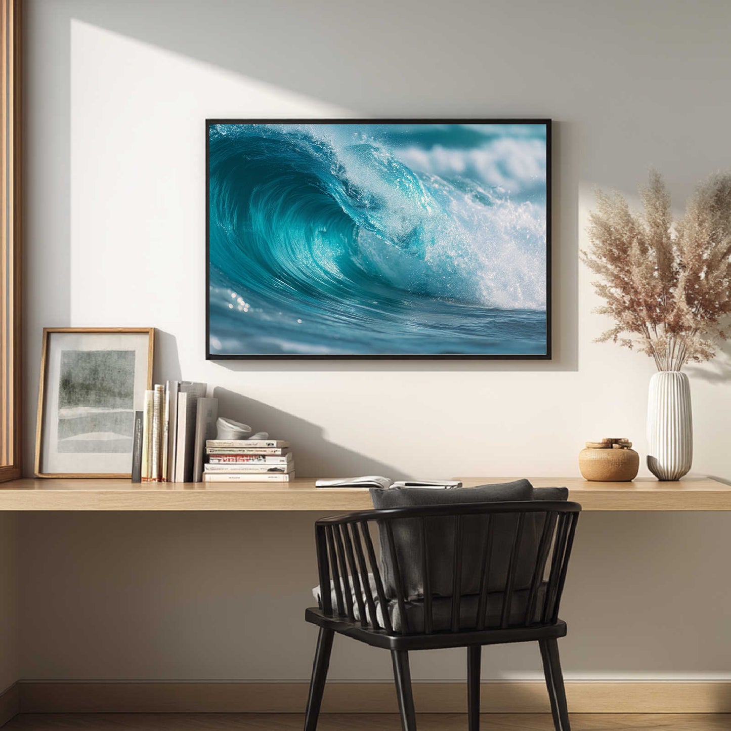 Modern Blue Sea Waves