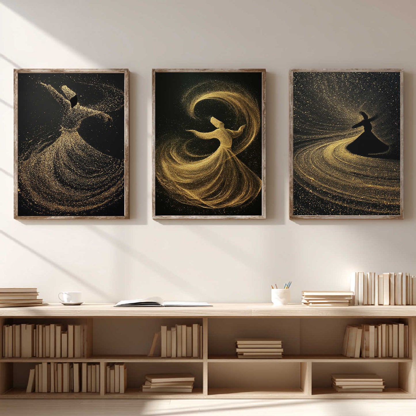 Modern Sufi Whirling Dervish Islamic Art