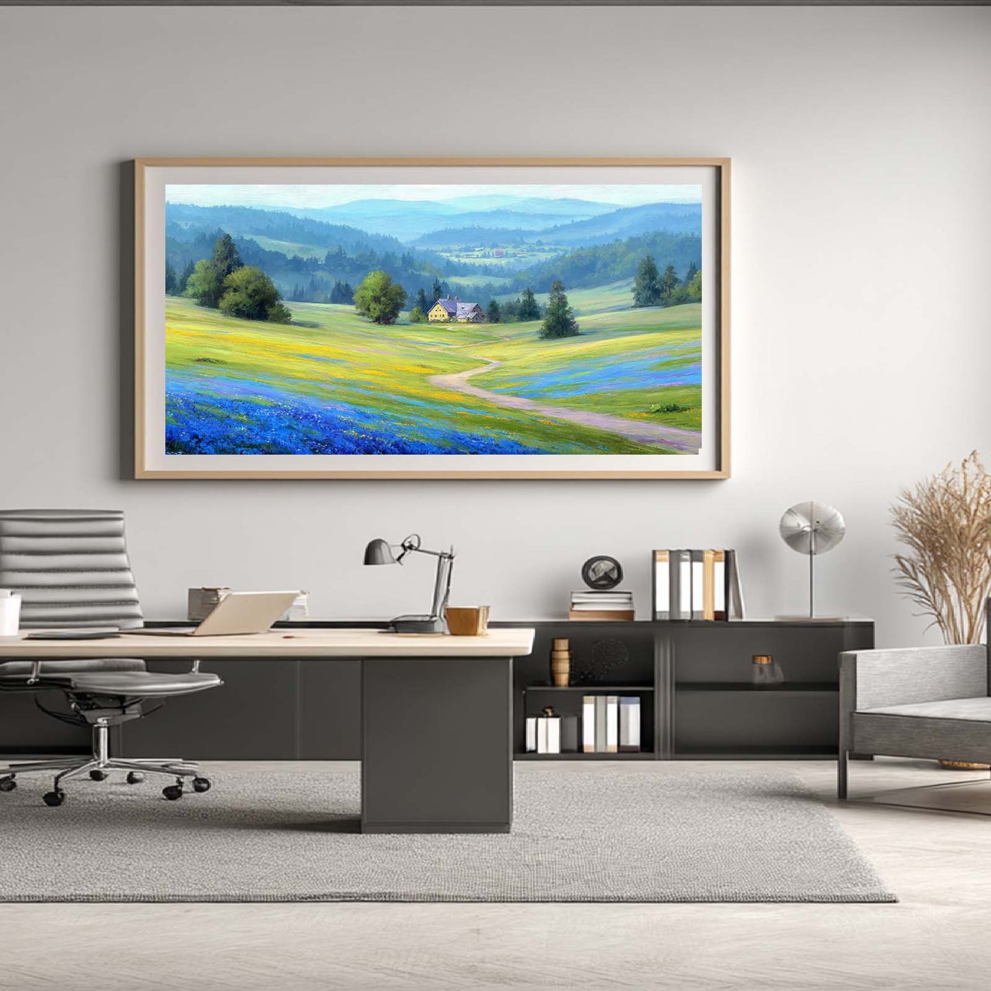 Abstract Landscape Country Path