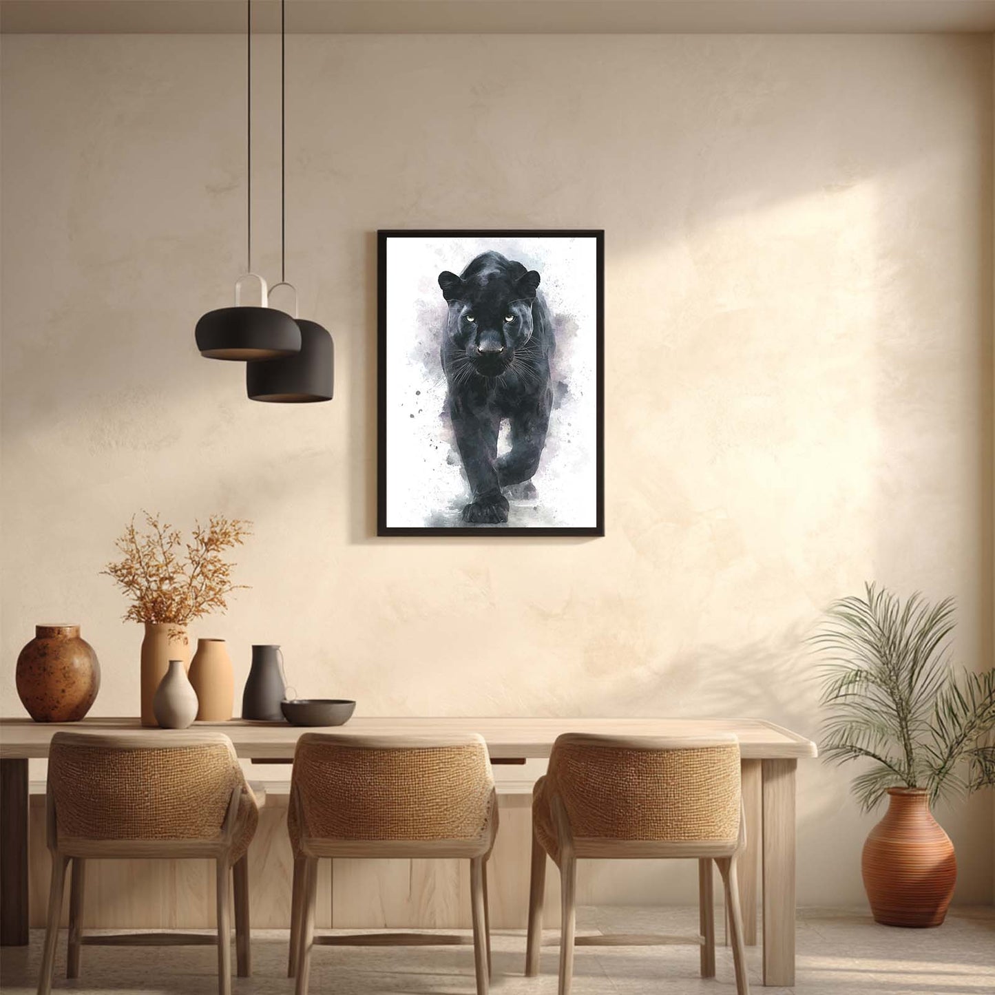 Wild Animals Black Leopard