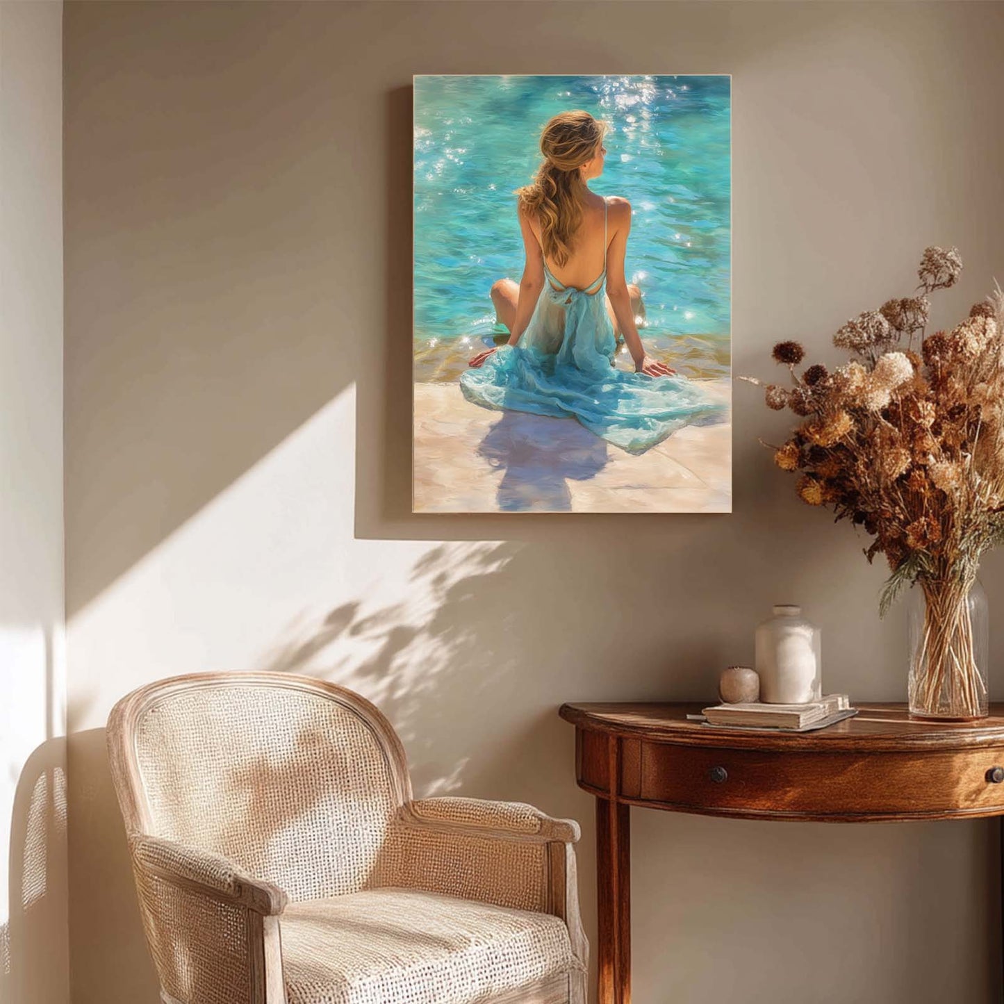 Summer Girl Abstract Wall Art